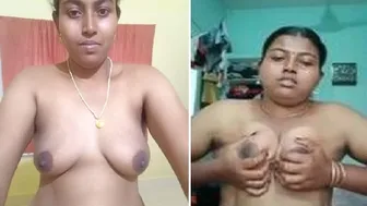 Tamil Babe Flashing Her Tits For Lover In Hot Leaked Video Mms