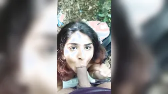 GF Sucking Him Outdoors In Steamy Leaked Amateur Mms