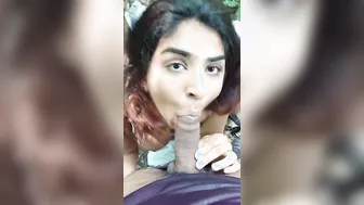 GF Sucking Him Outdoors In Steamy Leaked Amateur Mms