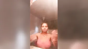 Village Girl Undressing Slowly On Cam Teasing Her Boyfriend