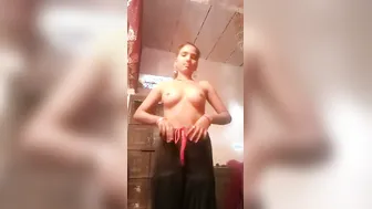 Village Girl Undressing Slowly On Cam Teasing Her Boyfriend