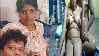 Tamil Married Woman Getting Her Breasts Pressed During Foreplay