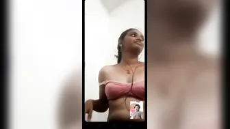 Cute GF Topless Teasing During Steamy Video Call Tonight