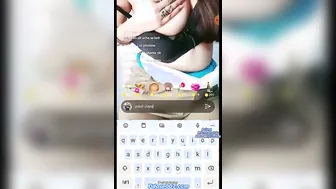 Cam Babe Showing Off Her Big Natural Tits Teasing Viewers Online