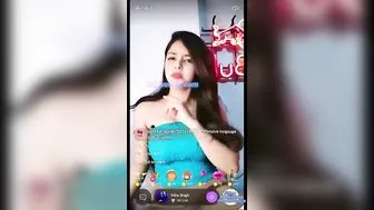 Cam Babe Showing Off Her Big Natural Tits Teasing Viewers Online