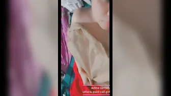 Gorgeous Babe Showing Off Her Tits While Cooking Food