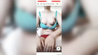 Indian Babe Stripping Down For Private Online Show Getting Wild