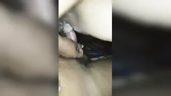 My GF Riding My Cock Deep In Her Tight Ass With Lube