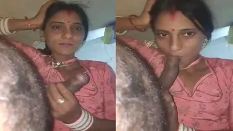 Slim Bhabhi Giving Devar Amazing Blowjob At Home