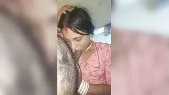 Slim Bhabhi Giving Devar Amazing Blowjob At Home