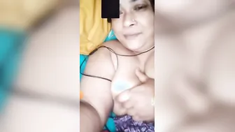 Mature Milf Showing Her Tits To Lover In Secret Video