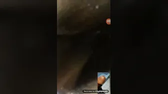 GF Showing Me Her Dark Pussy On Video Call