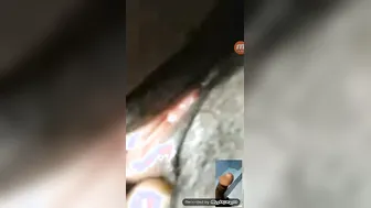 GF Showing Me Her Dark Pussy On Video Call