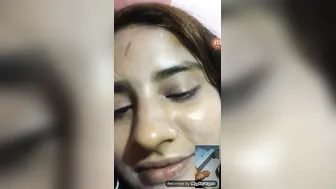 GF Showing Me Her Dark Pussy On Video Call