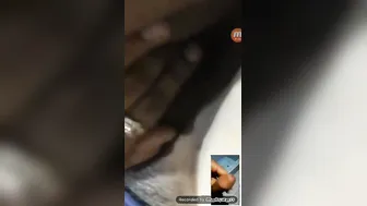 GF Showing Me Her Dark Pussy On Video Call