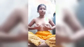 Village Virgin Girl Cumming Hard Using Her Toy Alone