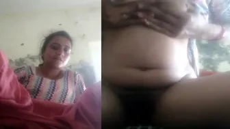 Village GF Touching Herself All Over In Private Moments