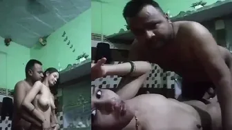 Village Couple Getting Intimate Caught On Camera Late At Night