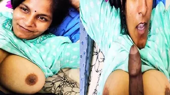 Busty Married Woman Riding Her Younger Lover Raw In Village Room