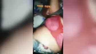 My Horny GF Playing With Her Big Naked Tits On Video