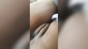 Virgin GF Showing Off Her Untouched Puffy Pussy Bare