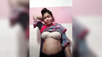 My Gf Exposing Her Dark Pussy And Tits In Secret Sex Mms Clip