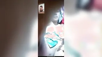 Long Nipple Bhabhi Stripping Naked On Video Call For Lover