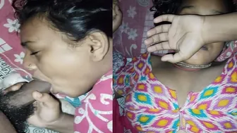 Horny Bhabhi Giving Her Man A Sloppy Blowjob In Bedroom