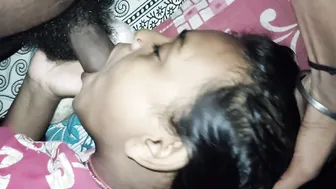 Horny Bhabhi Giving Her Man A Sloppy Blowjob In Bedroom