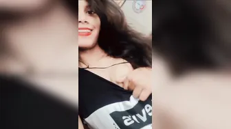 Desi GF Teasing Lover With Nipple Slip And Boob Reveal