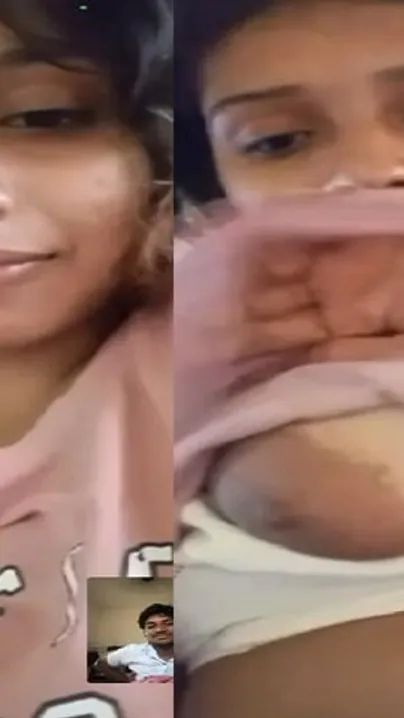 Kerala GF Showing Her Boobs Live On Video Call For Him