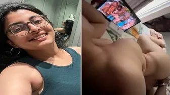 GF Getting Horny Watching Videos Before He Arrives Home