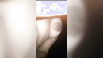 Bored GF Exploring Vegetables Alone In Her Bedroom