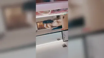 Bubbly Gf Admiring Her Big Boobs And Thick Ass Completely Nude