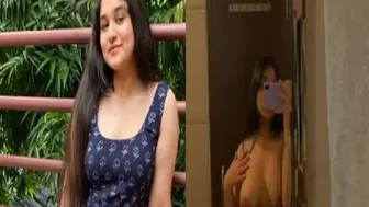 Indian GF Showing Her Soft Boobs In Nude Selfie Pics