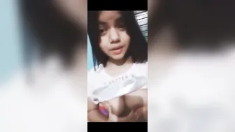 College Girl Stuffing A Big Cucumber Deep Inside Her Pussy