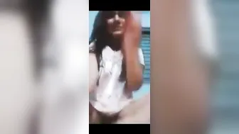 College Girl Stuffing A Big Cucumber Deep Inside Her Pussy