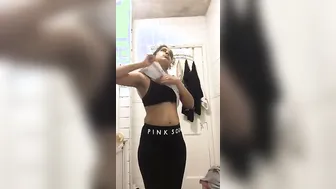 Mallu Babe Stripping Naked Before Showering Caught On Camera