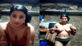 Village Bhabhi Removing Bra Revealing Big Natural Boobs Viral