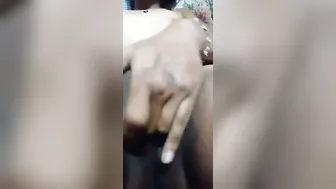 College Slut With Small Tits Fingering Her Dark Pussy Alone