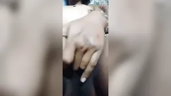 College Slut With Small Tits Fingering Her Dark Pussy Alone