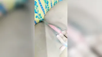 Busty Indian Babe Taking Nude Selfies In Her Bedroom Mirror