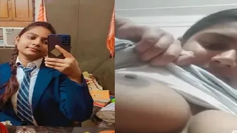 Chubby Babe Exposing Massive Tits During Private Video Chat