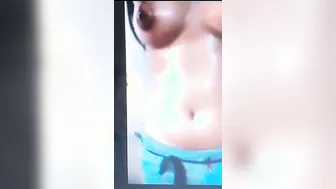 Topless GF Getting Her Boobs Pressed By Horny Lover