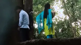 Desi Lovers Fucking Standing Up In Hidden Outdoor Amateur Clip