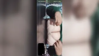 Curvy Babe Revealing Her Huge Tits On Live Video Call Tonight