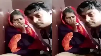 Shaved Pussy Babe Getting Frisky With Older Man In The Garden