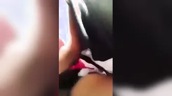 Shaved Pussy Babe Getting Frisky With Older Man In The Garden