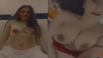 My Busty GF Filming Her Naked Body For Me After Shower