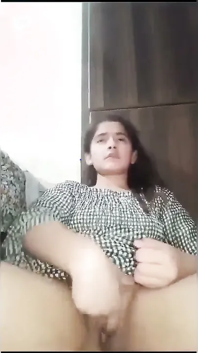 College Girl With Thick Ass Fingering Her Wet Pussy For Him